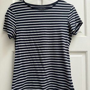 Blue and White Stripped Tee